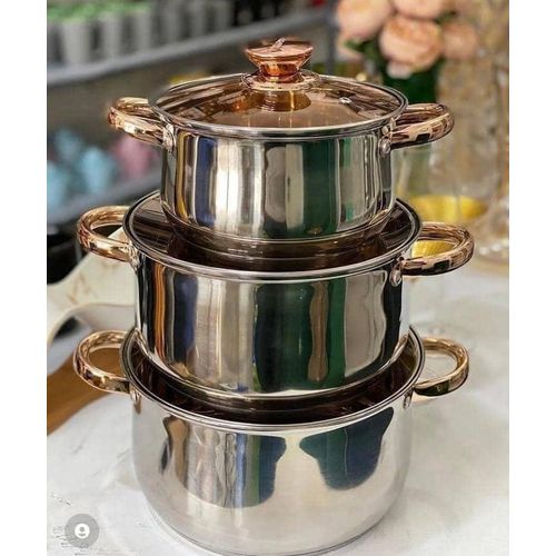 3 Piece Stainlees Steel-orange