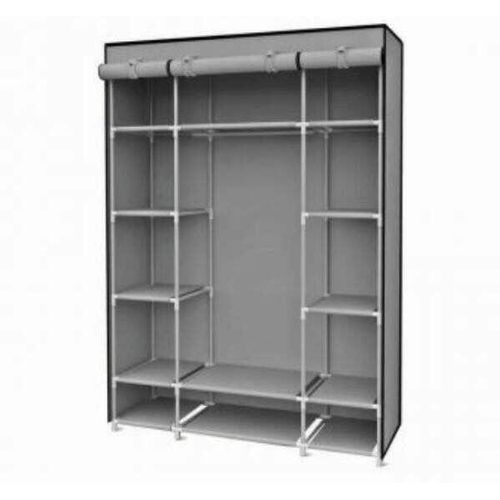 3 Column wooden frame wardrobe