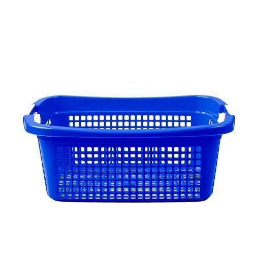 Basket Home Other 25L Plastic Laundry Basket - Blue