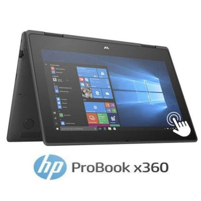 RENEWED Hp Refurbished Probook Touch Screen X360 Intel, 2-in-1 Convertable HD 11.6" Screen Laptop 4GB RAM 128 GB SSD