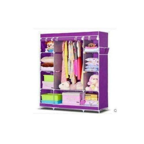 3 Column Cloth Wardrobe(Not Assembled)