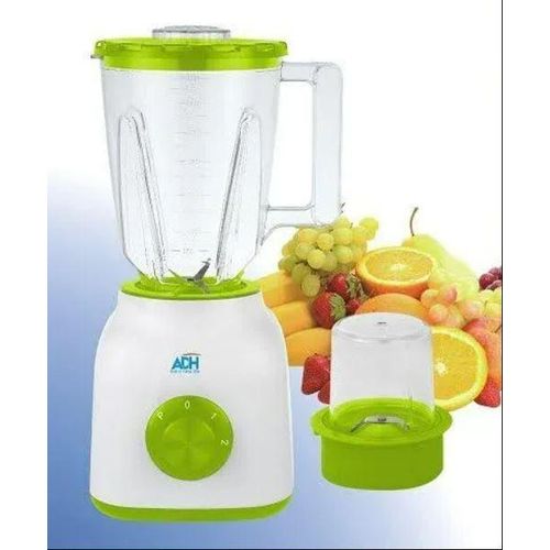 ADH 2 In 1 Ice crushing Unbreakable Jar Blender ACB -737(23C) - White&Green
