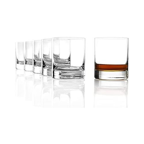 Elegant 6 Pieces Whisky Glasses-Transparent