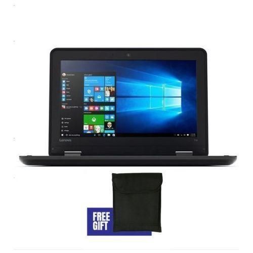 Lenovo Thinkpad Ultrabook 11e Mini Laptop, 11.6",Intel Celeron 128 GB SSD,4GB Black Plus Free Pouche,and Mouse, Refurbished.