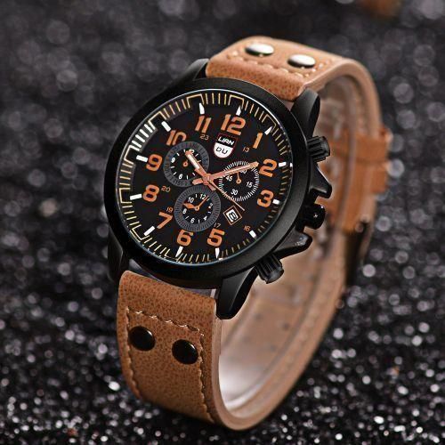 Casual Men's Watch Three Eyes Calendar