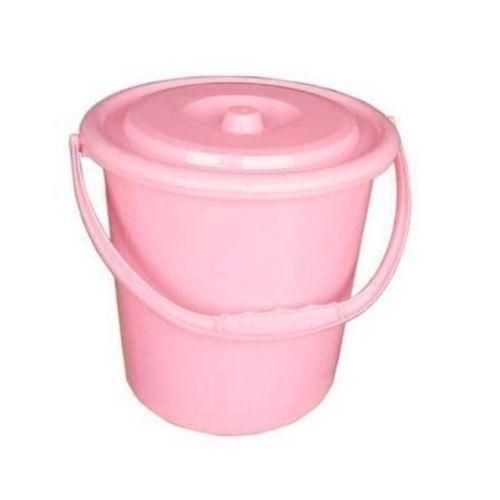 Plastic Baby's Bath Basin 20 Litre, Basin With Bucket, 20 Litres - Pink