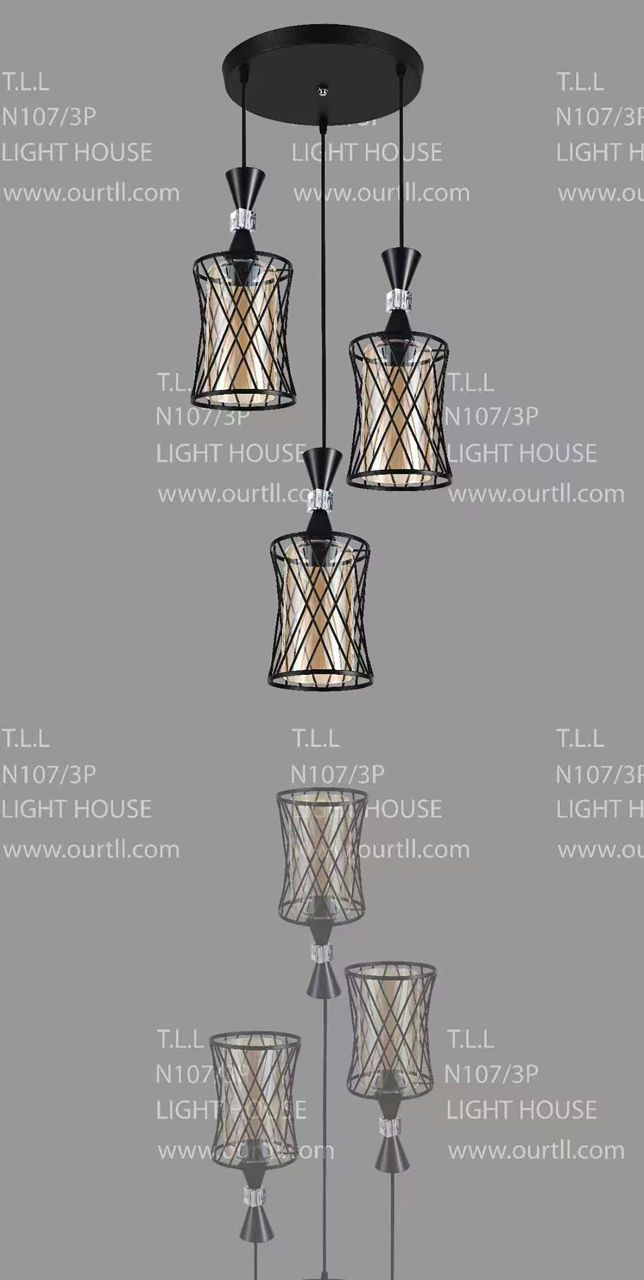 Pendant light with bulb