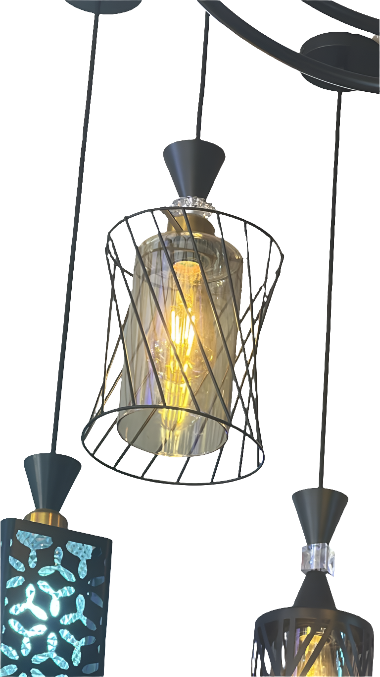 Pendant light with bulb