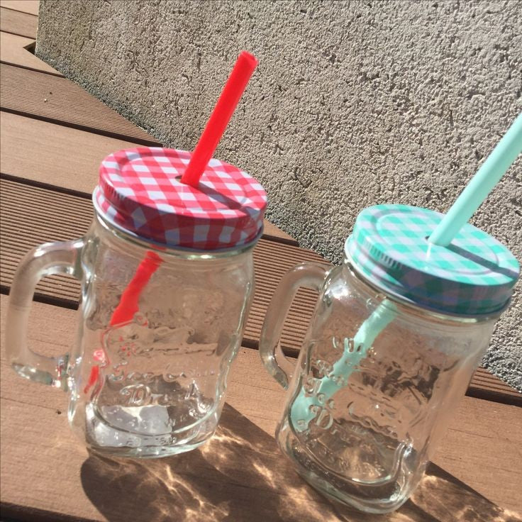 Glass mugs